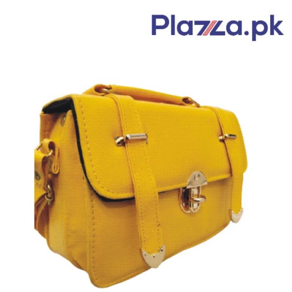 Yellow-rexine-women-purse-1