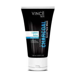 Vince Activated Charcoal Scrub Face Wash