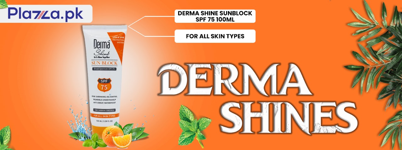 Derma Shine Sunblock SPF 75 100ML in Pakistan