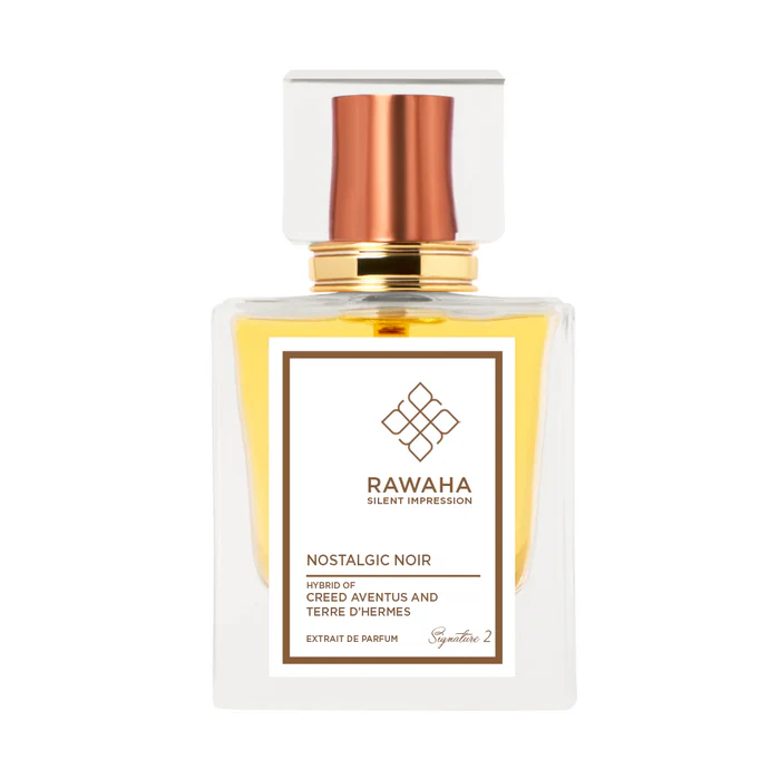 Rawaha Nostalgic Noir Hybrid of Creed Aventus and Terre d'Hermès Perfume